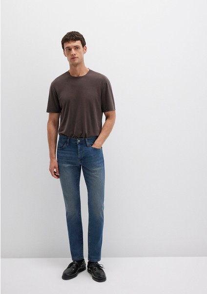 Marcus Gölgeli İndigo Mavisi Jean Pantolon 8835126869