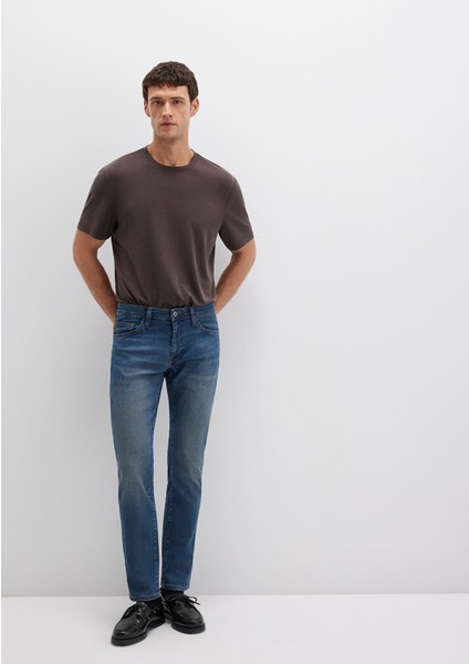 Marcus Gölgeli İndigo Mavisi Jean Pantolon 8835126869