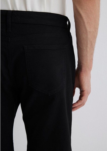 Brian Siyah Comfort Jean Şort 0418423313