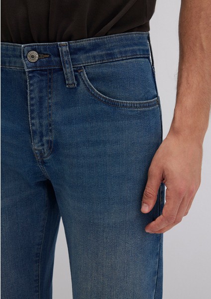 Martin Gölgeli İndigo Mavisi Jean Pantolon 8837822407