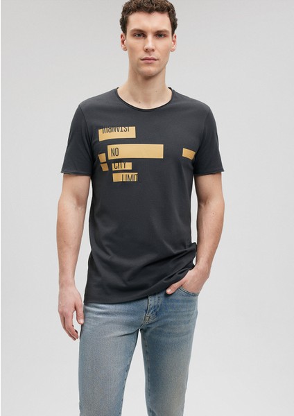 Baskılı Antrasit İstanbul Tişört 064759-24393