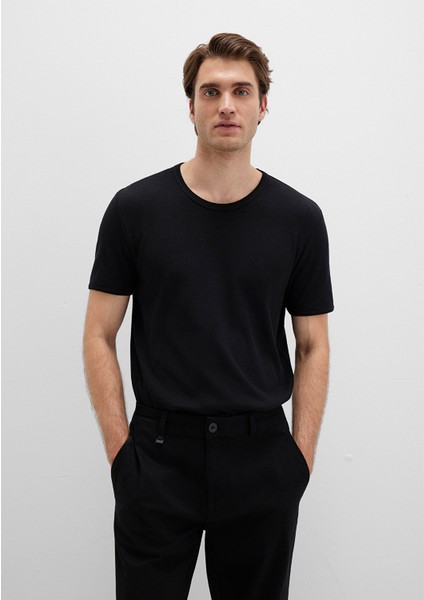 Ribana Detaylı Siyah Tişört 063747-900