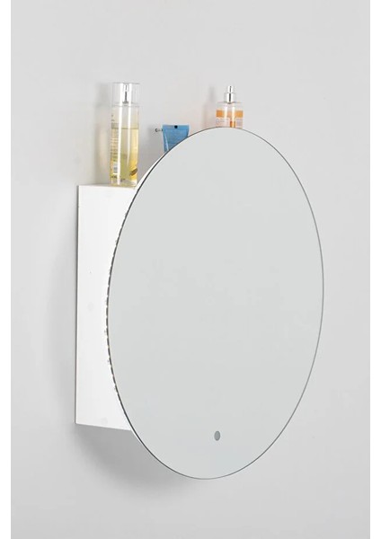 Ledli Aynalı Banyo Dolabı | Dokunmatik Ledli Aynalı Dolap | Suny Yuvarlak Banyo Dolabı fiyatları