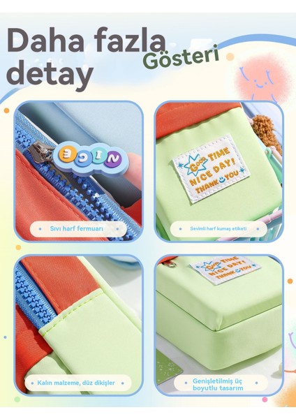 Ilkokul Öğrencileri Için Yeni Küçük Okul Çantası Büyük Kapasiteli Kırtasiye Çantası Kalem (Yurt Dışından) indirimleri