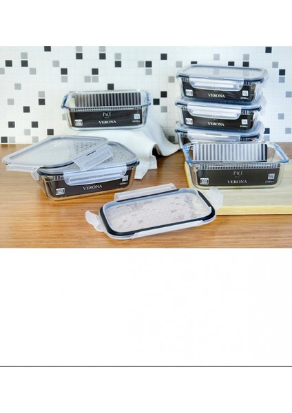 Paçi Verona 1040 Ml. Cam Saklama Kabı 1 Adet -PAÇİ401138 fırsatları