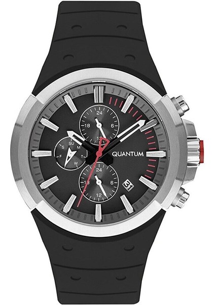 PWG1004.651 Erkek Kol Saati | 46MM, Safir Cam, Dual Time Mekanizma, Silikon Kordon, 10 Atm