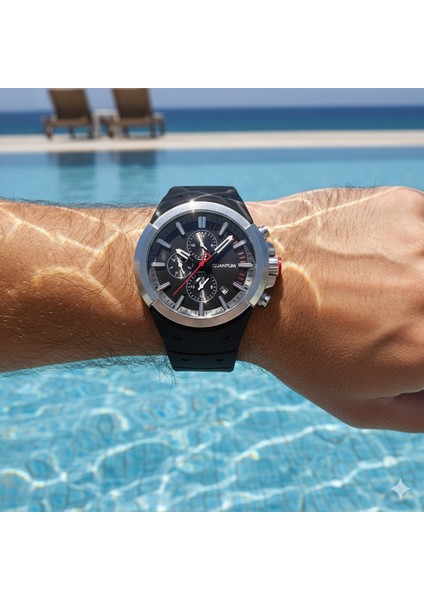 PWG1004.651 Erkek Kol Saati | 46MM, Safir Cam, Dual Time Mekanizma, Silikon Kordon, 10 Atm fiyatları