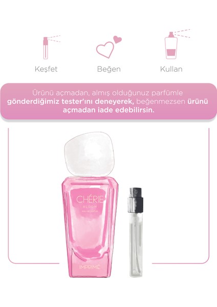 Chérie Bloom Edp Kadın Parfüm 50ML | Meyveli ve Vanilyalı | Şeftali, Müge, Vanilya, Misk fiyatları
