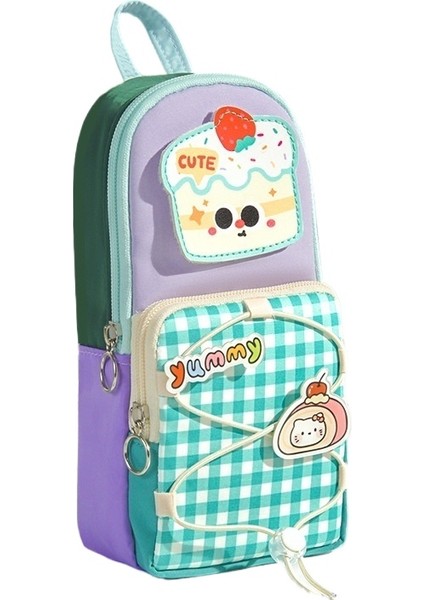Ilkokul Öğrencileri Için Yeni Küçük Okul Çantası Büyük Kapasiteli Kırtasiye Çantası Kalem (Yurt Dışından)
