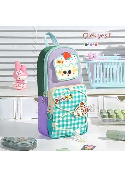 Ilkokul Öğrencileri Için Yeni Küçük Okul Çantası Büyük Kapasiteli Kırtasiye Çantası Kalem (Yurt Dışından) fiyatları