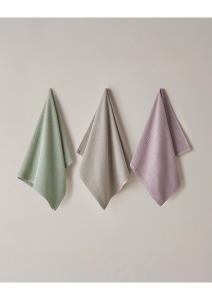 Stripe Pamuk Yüz Havlusu 50X70 cm Koyu Bej modelleri