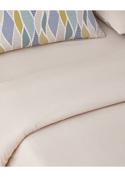Modern Braid Kolay Ütülenir Çift Kişilik Nevresim Takımı 200X220 cm Yeşil-Mavi modelleri