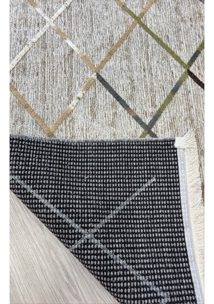 Dekoratif Nakkaş Kilim Butik Bej Salon Halısı Makinada Yıkanabilir Mutfak Halısı Kaymaz Taban Yolluk Modern Kilim Modelleri Altan Isıtmaya Uygun Halı Çeşitleri