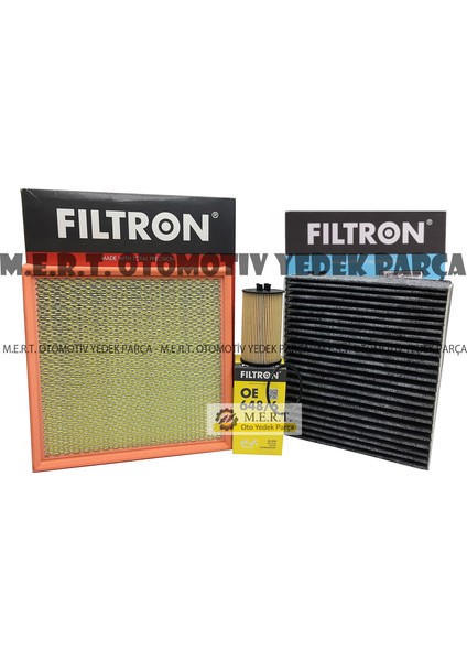 Opel Insignia 1.6 Turbo Filtron Filtre Bakım Seti (2009-2016)