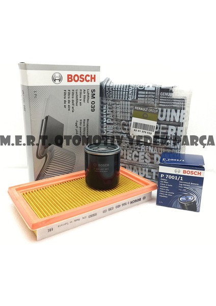 Nissan Note 1.6 Benzinli Filtre Bakım Seti (2006-2012)