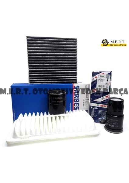 Toyota Corolla 1.4 D4D Filtre Bakım Seti (2005-2006)