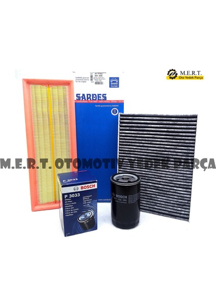 Vw Polo Classic 1.6 100HP Filtre Bakım Seti (1999-2001)