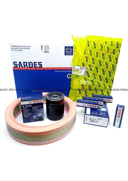 Tofaş Doğan Kartal Slx Bakım Seti - Triger - Buji - Filtre