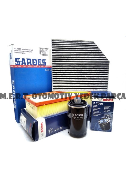 Audi A4 1.8 Tfsi Filtre Bakım Seti 2008-2012