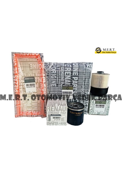 Renault Clio 4 1.5 Dci Dizel Filtre Bakım Seti 2012-2019