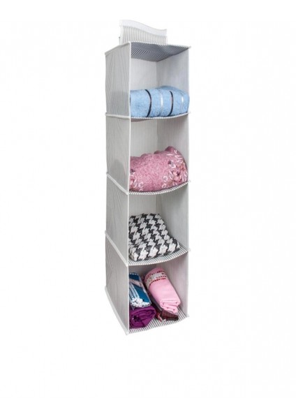 Dolap Düzenleyici 4 Bölmeli 24X29X64 Cm. -EVF447