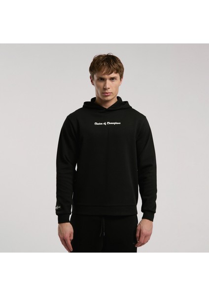 Champions Collection Erkek Siyah Kapüşonlu Sweatshirt.167
