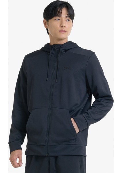 Fleece Erkek Siyah Günlük Sweatshirt.001