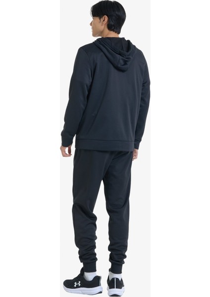 Fleece Erkek Siyah Günlük Sweatshirt.001