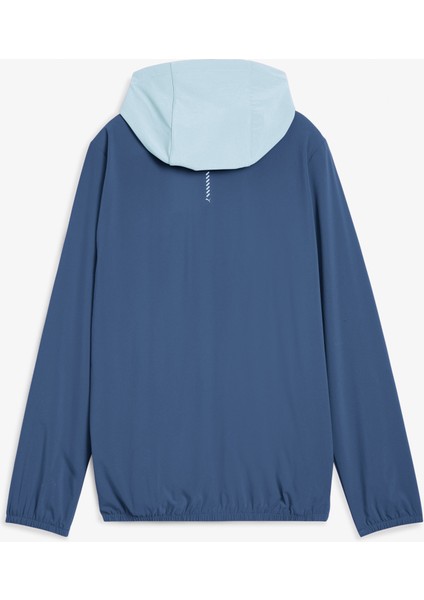 Run Velocity Woven Kadın Lacivert Koşu Ceketi.80