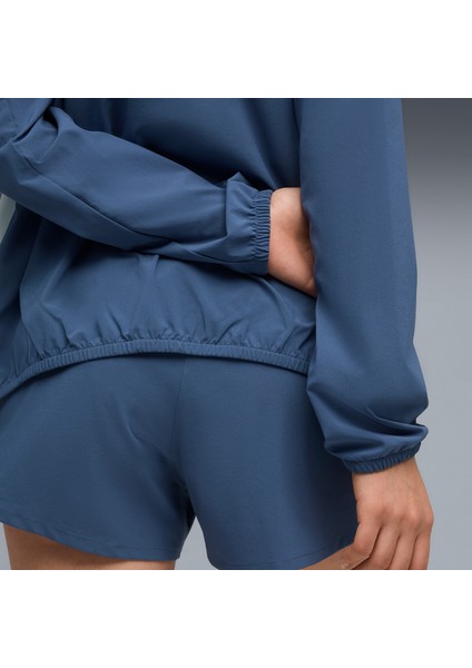 Run Velocity Woven Kadın Lacivert Koşu Ceketi.80