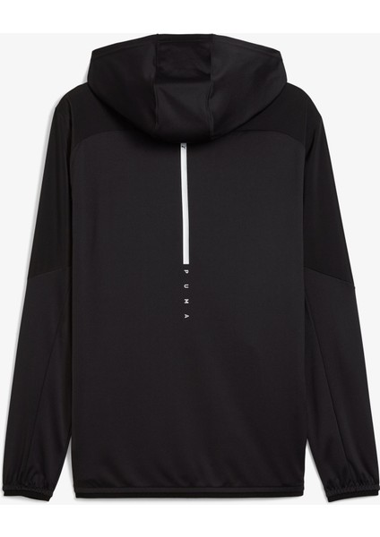 Flex Fabric Mix Erkek Siyah Antrenman Ceketi.01