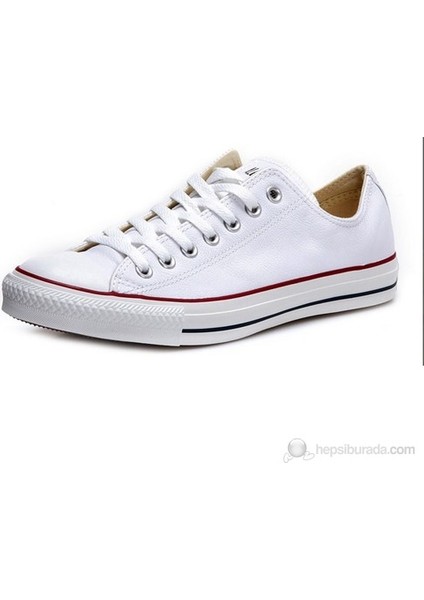 Chuck Taylor All Star Unisex Beyaz Deri Sneaker.100