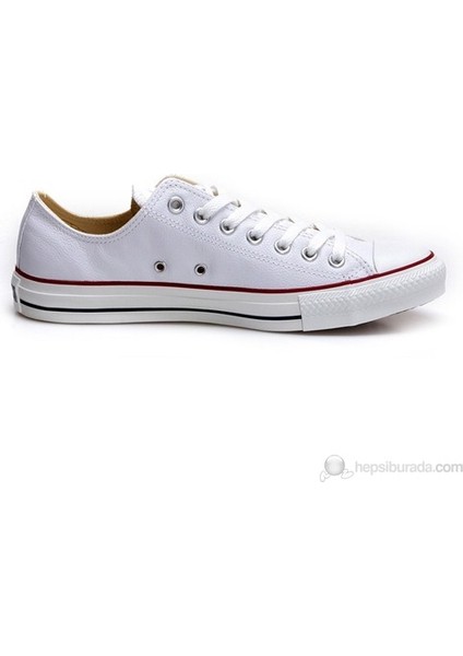 Chuck Taylor All Star Unisex Beyaz Deri Sneaker.100 modelleri