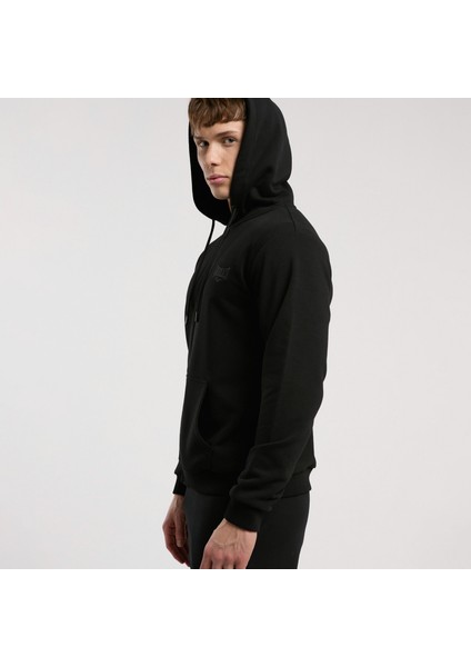 Ever Essentials Regular Erkek Siyah Kapüşonlu Full Zip Sweatshirt.167