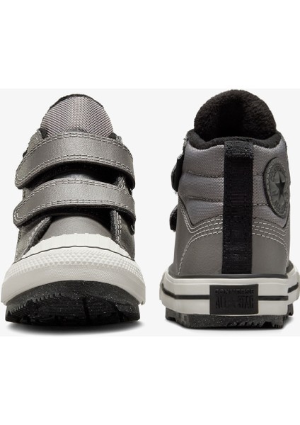 Chuck Taylor All Star Berkshire Çocuk Gri Deri Bot.055