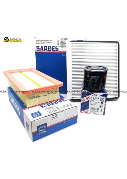 Kia Rio 1.4 Benzinli Komple Bakım Seti Triger Filtre Buji 2005-2011 indirimleri