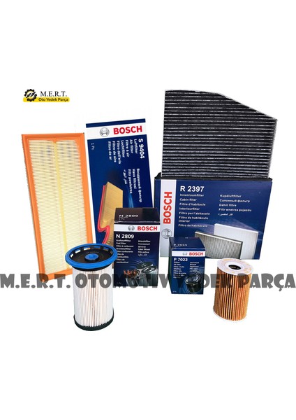 Volkswagen Passat 1.6 Tdı Filtre Bakım Seti (2011-2014) Cay