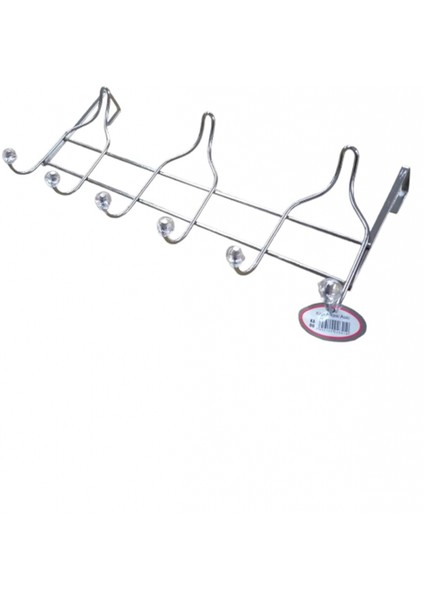 Enfa Amerikan Kapı Arkası Askı 6lı - Krom -Ka-06