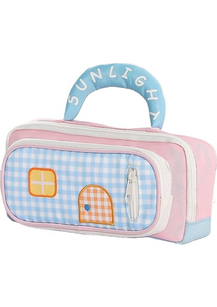 Taşınabilir Dopamin Yüksek Görünümlü Büyük Kapasiteli Kalem Çantası Kırtasiye Kutusu (Yurt Dışından)