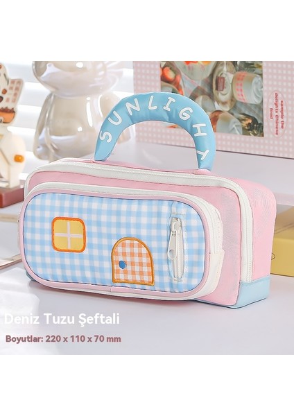 Taşınabilir Dopamin Yüksek Görünümlü Büyük Kapasiteli Kalem Çantası Kırtasiye Kutusu (Yurt Dışından) fiyatları