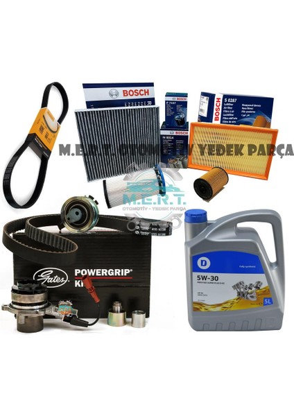 Q2 1.6 Tdi Komple Bakım Seti Triger Devirdaim Kayış Filtre Yağ