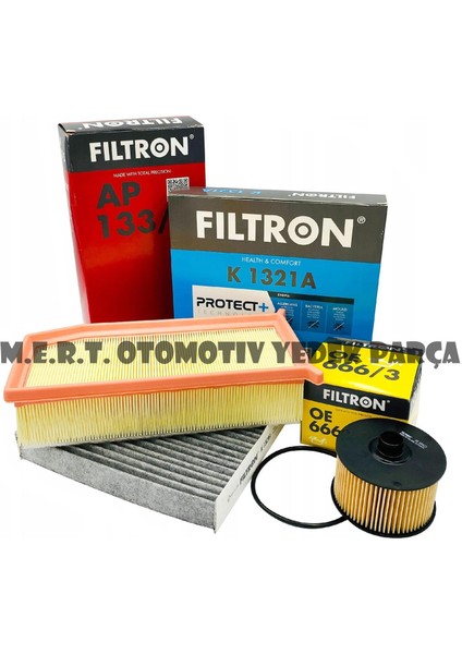 Clio 4 Tce 0.9 Benzinli Filtron Filtre Bakım Seti