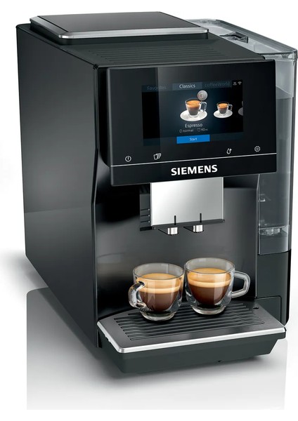 TP713R19 EQ700 Classic Piyano Siyah Çıkarılabilir Su Tankı Tam Otomatik Kahve Makinesi
