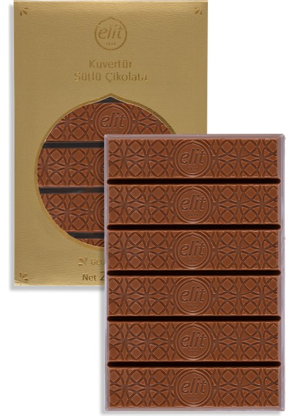 Kuvertür Sütlü Çikolata 250g 4lü Set Glutensiz fiyatları