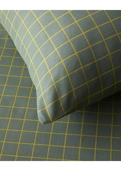 Checkmate Kolay Ütülenir Tek Kişilik Nevresim Seti 160X220 cm Yeşil fırsatları