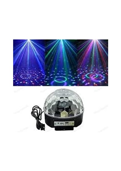 LED Işıklı Bluetooth Özellikli Disko Topu Sd Kart ve USB Bellek Girişli Hoparlör fiyatları