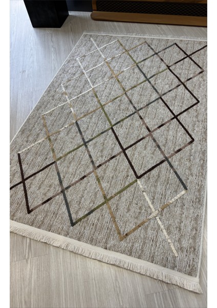 Dekoratif Nakkaş Kilim Butik Bej Salon Halısı Makinada Yıkanabilir Mutfak Halısı Kaymaz Taban Yolluk Modern Kilim Modelleri Altan Isıtmaya Uygun Halı Çeşitleri modelleri