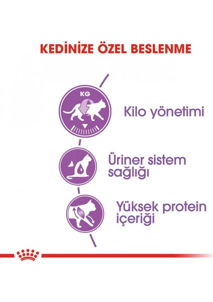 Sterilised37 Kısırlaştırılmış Kediler için Kuru Kedi Maması 2kg