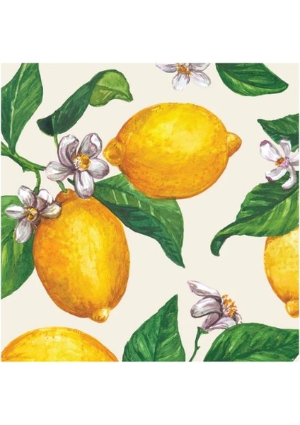 Lemons Cocktail Napkin - Pack Of 20