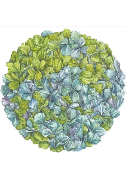 Die-Cut Hydrangea Placemat
